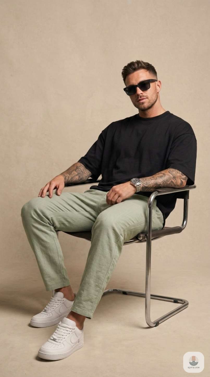 Relaxed Pure Linen Trousers